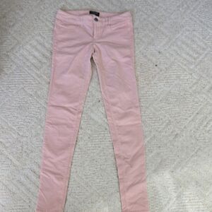 American Eagle Outfitters Light Pink Skinny Pants